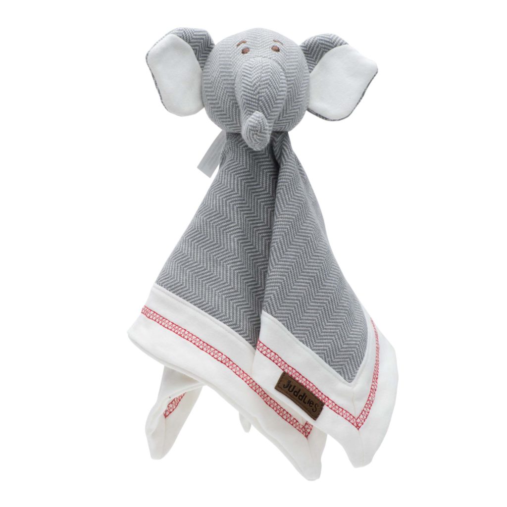 Juddlies Organic Lovey - Driftwood Grey Elephant