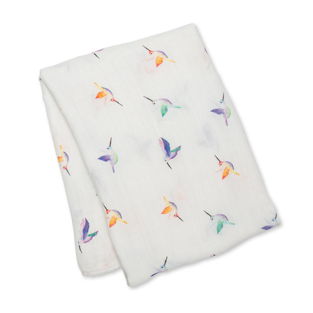 Lulujo Muslin Bamboo Swaddle