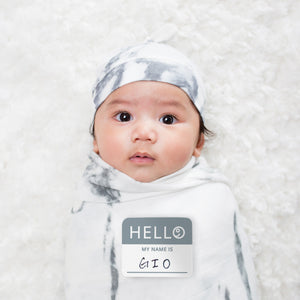 Hello, World! Newborn Set - Marble