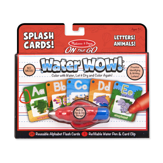 Water Wow! Splash Cards! Letters Animals