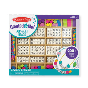 Wooden Alphabet Beads