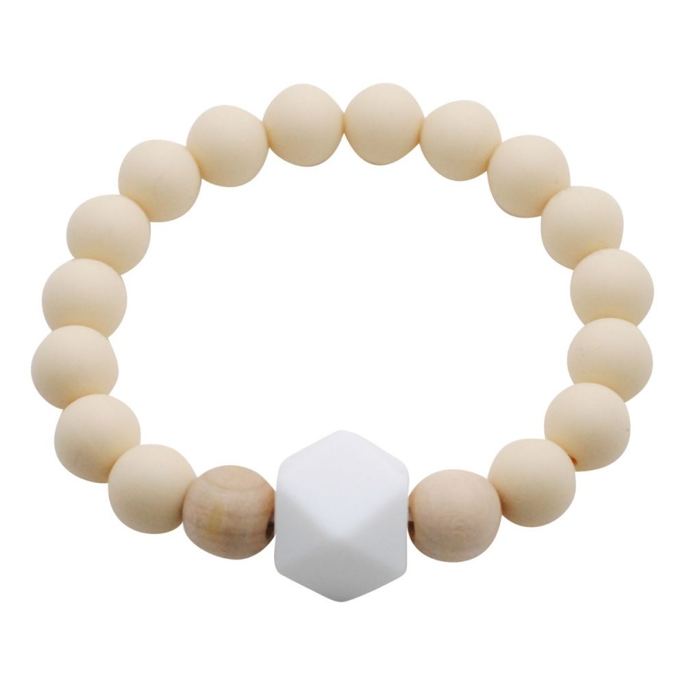 G&S Gemstone Bracelet - Barely Beige