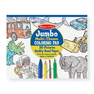 Jumbo Colouring Pad - Blue