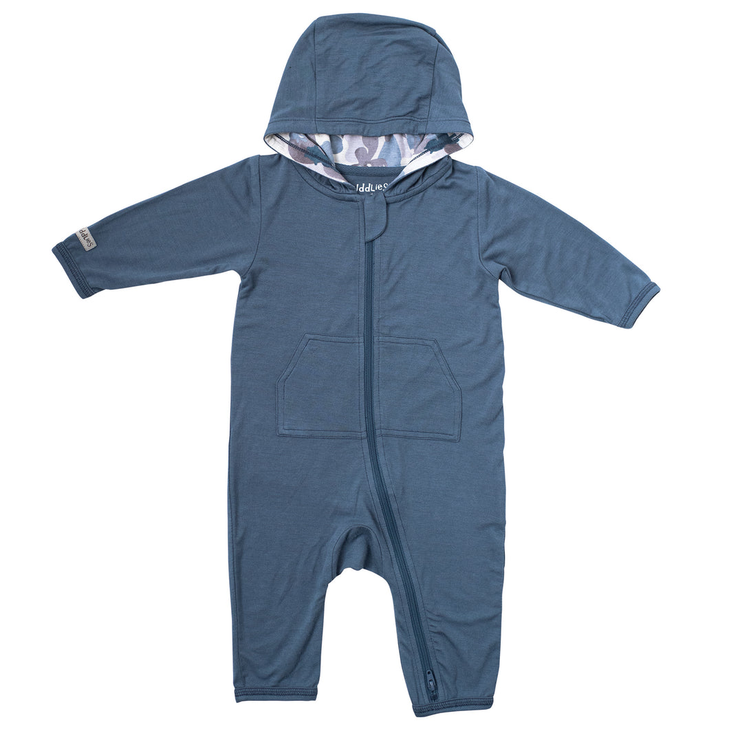 Juddlies Bamboo Jumpsuit - Blue - 6-9m