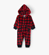 Little Blue House Pj's - Buffalo Plaid - 12-18m