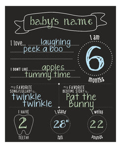 All about Baby Chalkboard
