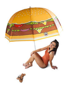 Cheeseburger Beach Umbrella