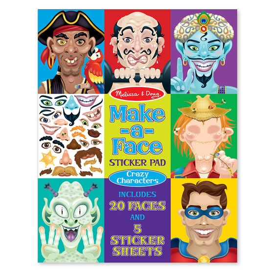 Sticker Pad Make-a-Face