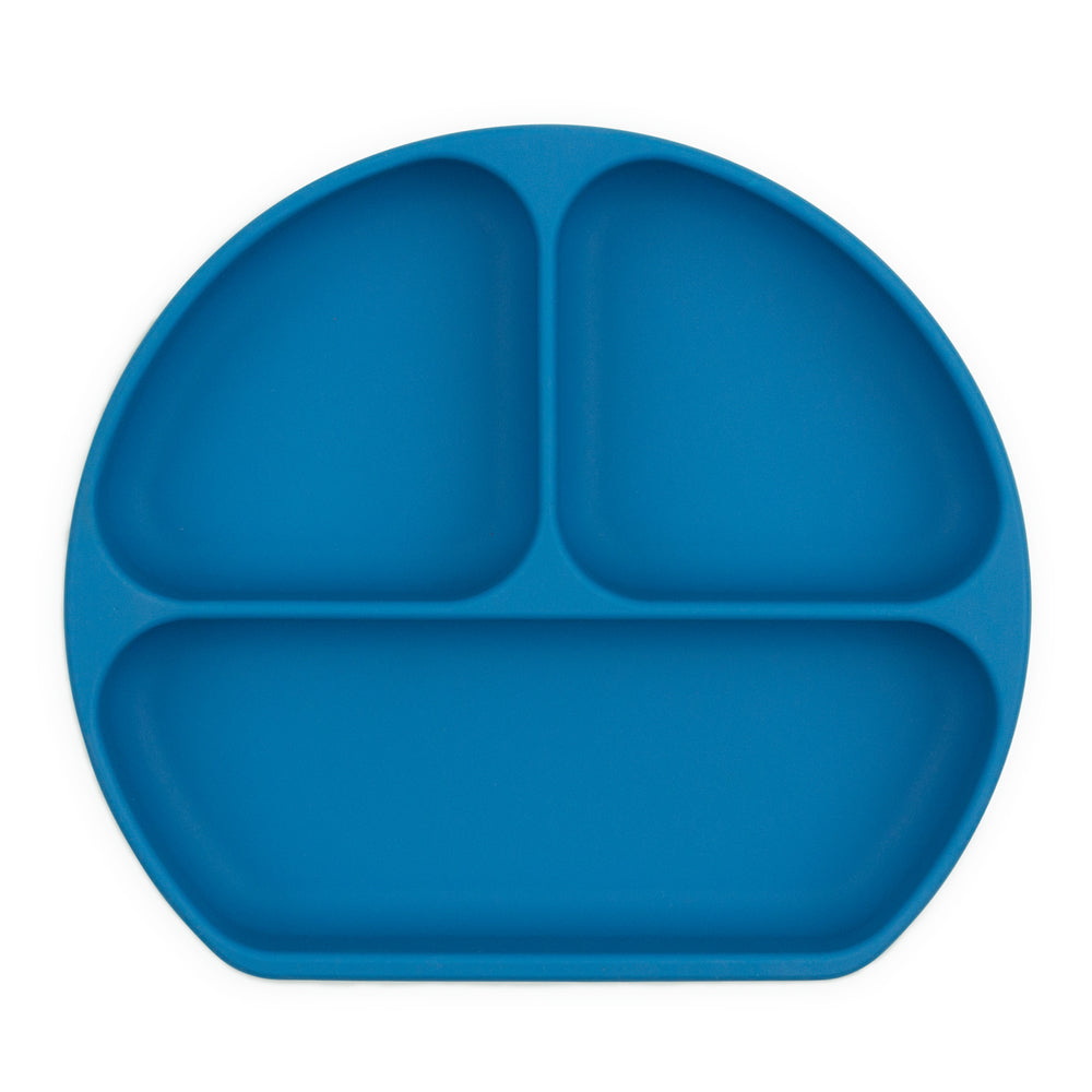 Silicone Grip Dish - Deep Blue