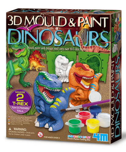 3D Mould & Paint Dinosaur