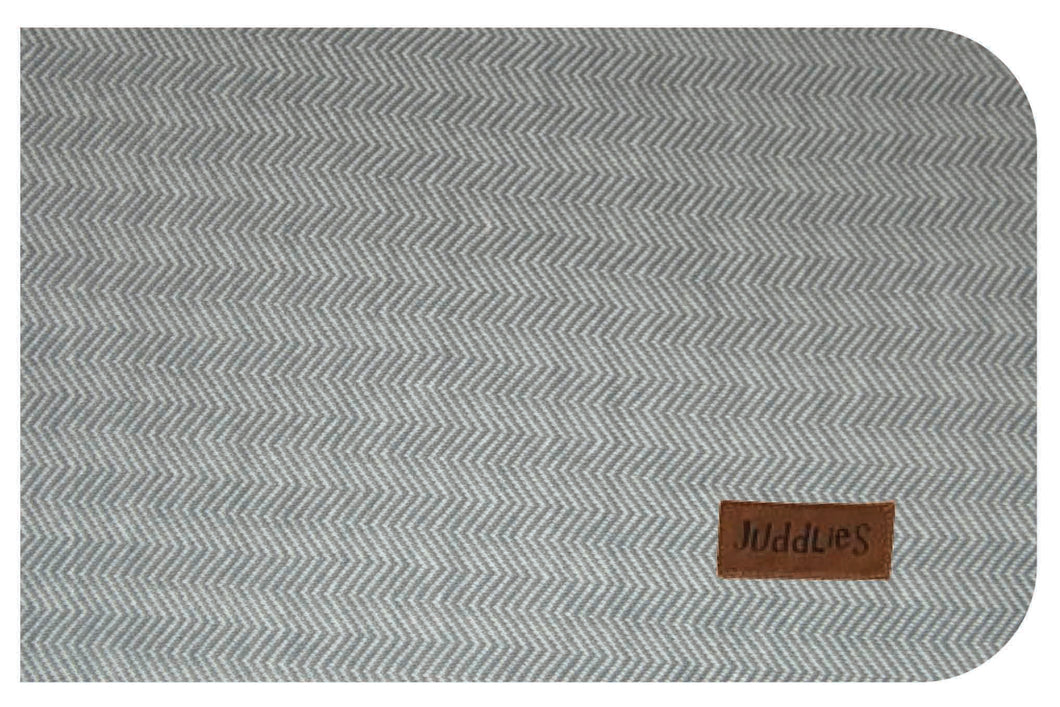Juddles Crib Sheet - Driftwood Grey