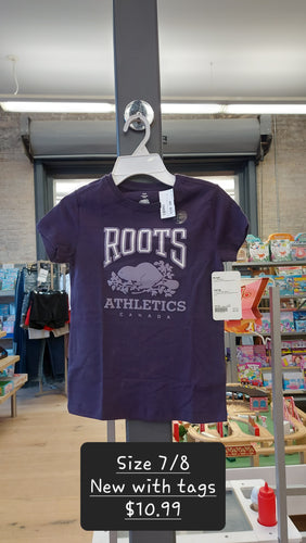 Roots purple tee 7/8