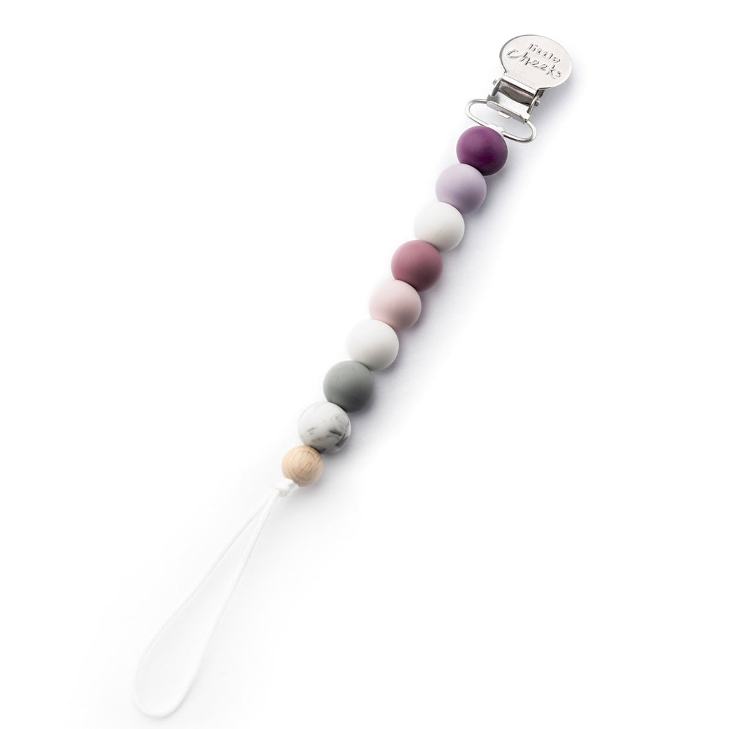 Silicone Pacifier Clip Elise