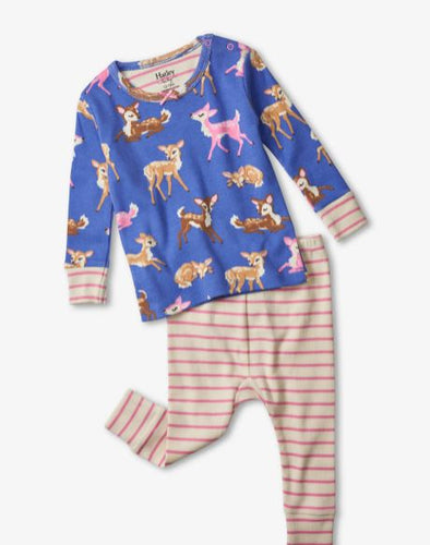 Sweet Fawns Baby PJ Set