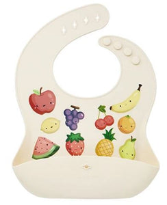 Silicone Food Bib - Fruits
