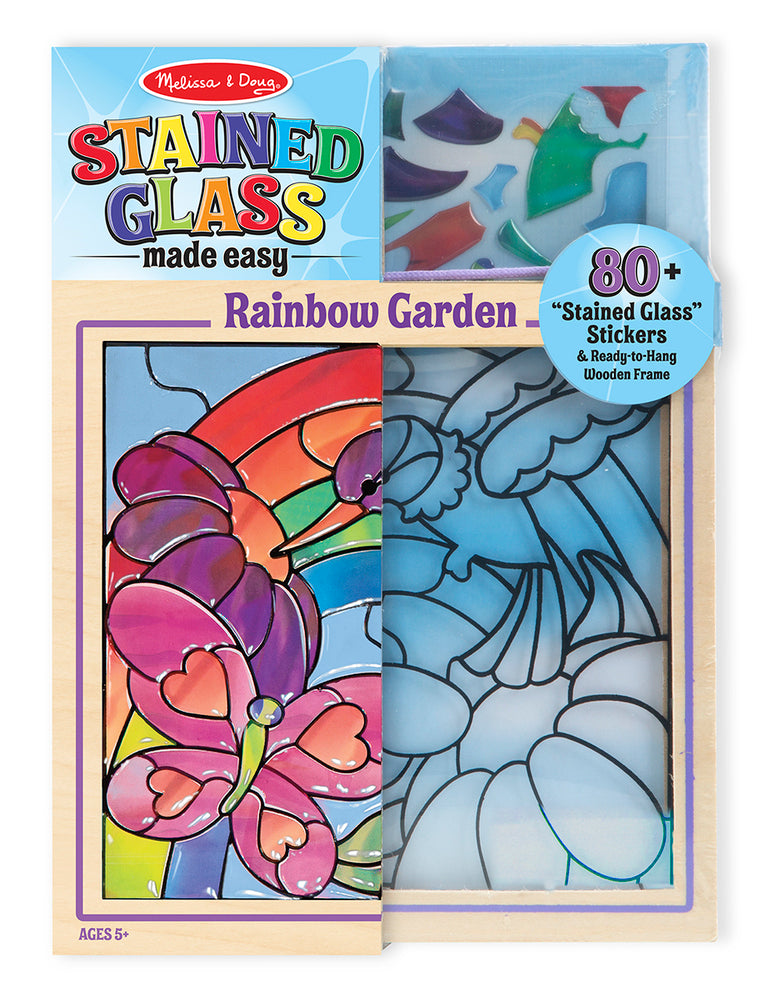 Stained Glass Rainbow Garden