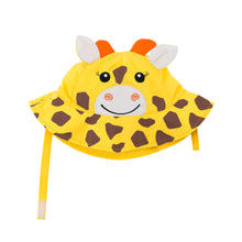 Load image into Gallery viewer, Zoocchini Baby Sun Hat Giraffe - 12-24m