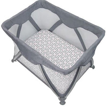Load image into Gallery viewer, Kushies Playpen Sheet - Grey Petal