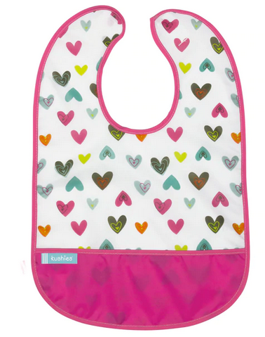 Kushies Bib with Sleeves 6-12m