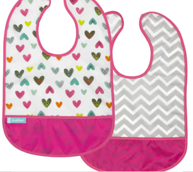 Kushies 2pk Bibs 12m+