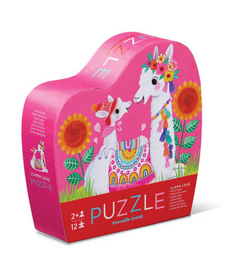 Mini Llama Love Puzzle - 12 Pieces