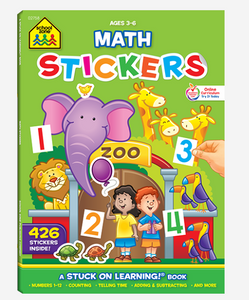 Math Stickers Book