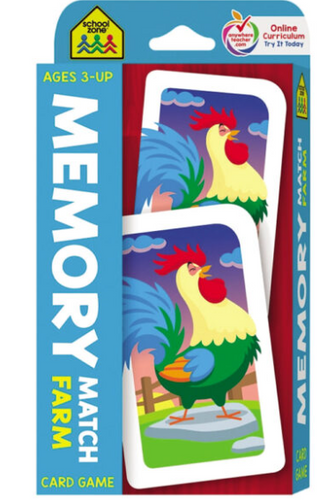 Memory Match Farm Game Cards