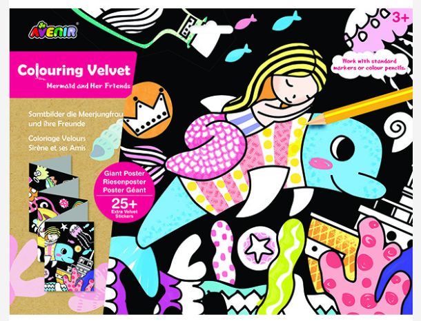 Colouring Velvet Mermaid