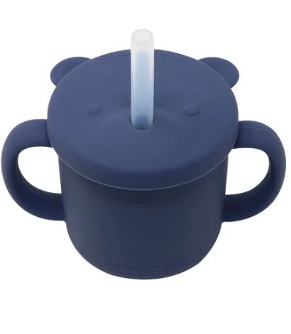 Silicone Bear Cup Midnight Blu