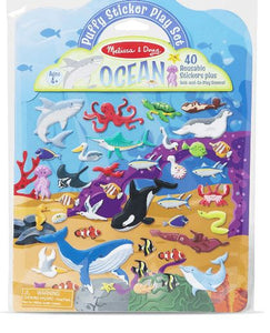 Reusable Puffy Stickers Ocean