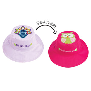 Kids Sun Hat Peacock  Owl