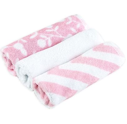 Kushies Washcloths - Pink