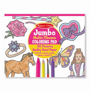 Jumbo Colouring Pad - Pink