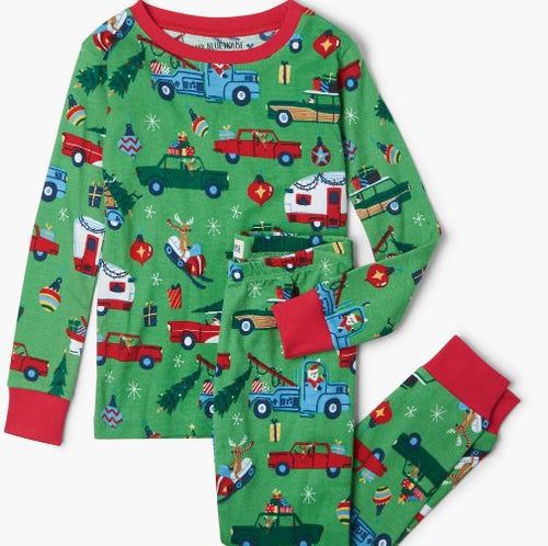 Little Blue House Pj's - Retro Christmas - 3
