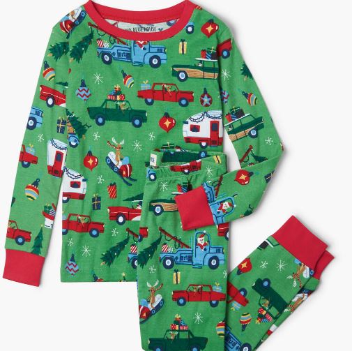 Little Blue House Pj's - Retro Christmas - 3