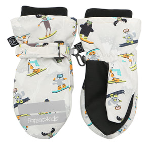 Water Repellent Ski Mittens - Ski Resort