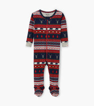 Hatley Pj's - Fair Isle Stag Sleeper - 18-24m