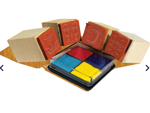 Wooden Stamp Set - Garden