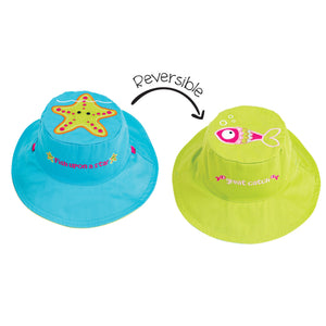 Kids Sun Hat Starfish Fish