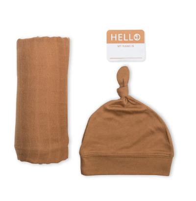 Hello, World!  Blanket & Hat