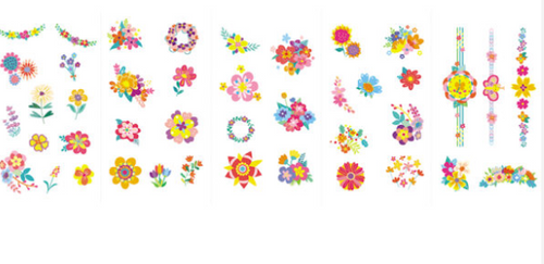Nail Stickers & Tattoos Flower