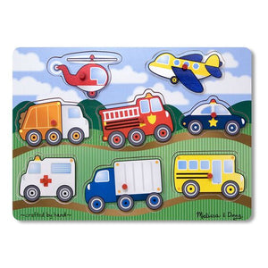 Peg Puzzle - Vehicles
