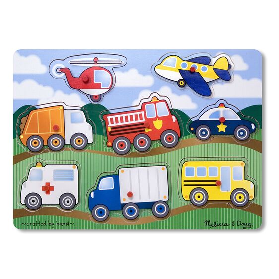 Peg Puzzle - Vehicles