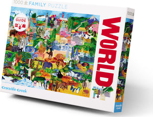 Family Puzzle - World Collage