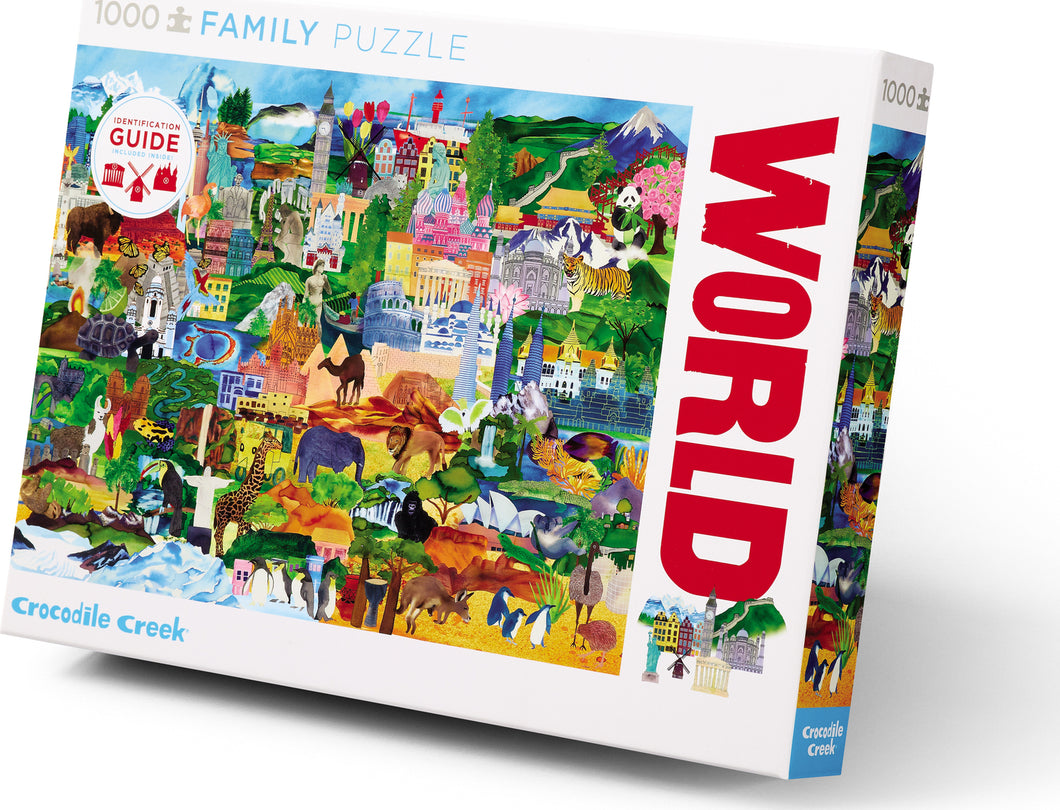 Family Puzzle - World Collage